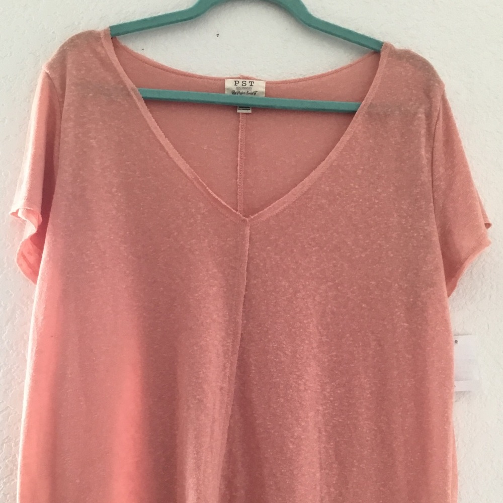 Project Social T Peach Size L